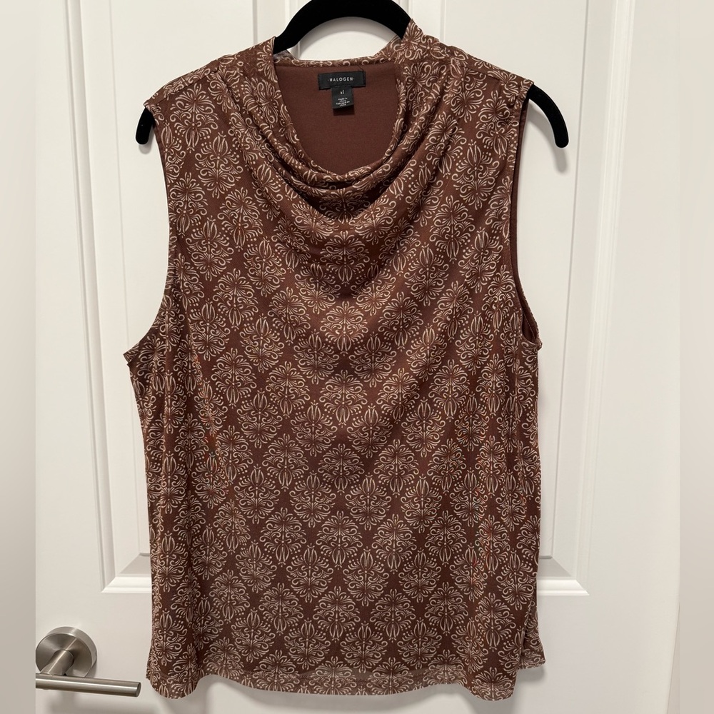 Halogen Drape Neck Top